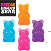 NeeDoh Gummy Bear – Jelly Sensory Toy – 3.5″ - Image 6