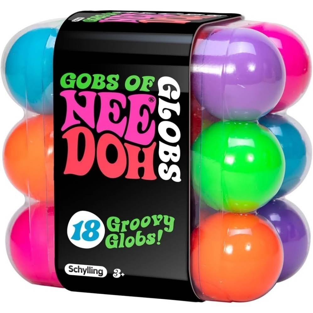 420f5edf-67c8-5c44-a363-f4d177a95135.jpg NeeDoh Teenie Globs – Mini Sensory Balls – 18 Pack - Image 1