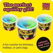 NeeDoh Mac ‘N’ Squeeze – 4 Squishy Noodles – Assorted - Image 5