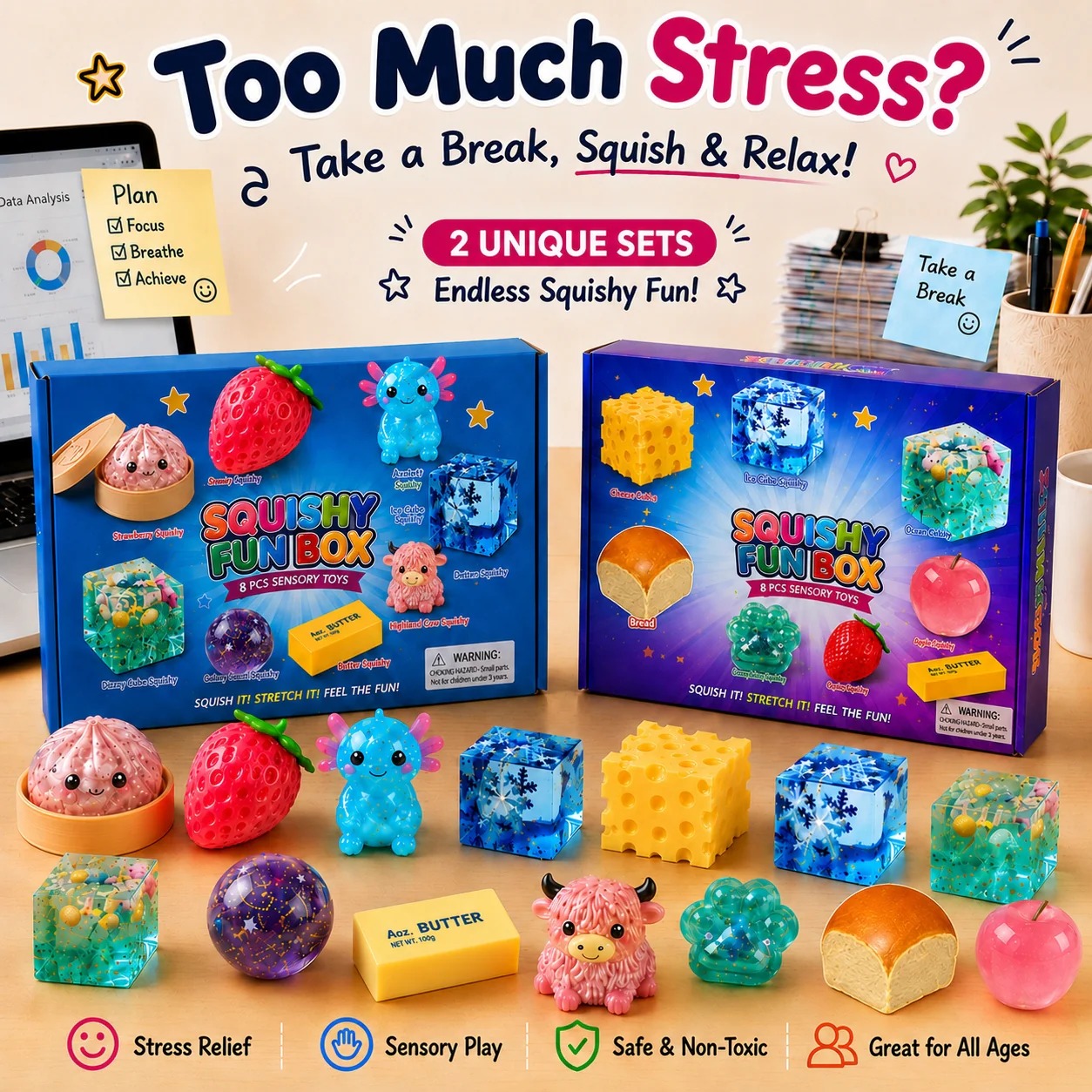 img_v3_0212f_55c37504-ce29-45f3-a136-2cd2c58240ag 8-Piece Mystery Squishy Box — Ultimate Malt Sugar Stress Relief Sensor - Image 1